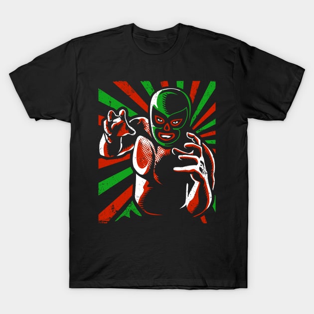 Luchador - Mexican pro wrestling - Lucha Libre T-Shirt by verde